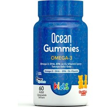 Orzax Ocean Gummies Omega 3 Çiğnenebilir Jel Form 60 Adet