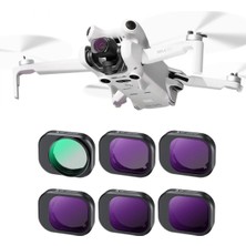 K&F Concept K&f  Djı Mini 4 Pro Filtre Kiti 6'lı Paket (Cpl + Nd8 + ND16 + ND32 + ND64 + ND128)