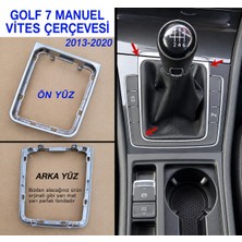 GCP German Car Parts Golf 7 Manuel Vites Çerçevesi -Golf Mk7 Krom Çerçeve Manuel Vites