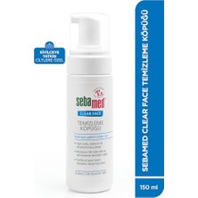 Şanal Sebamed Sivilceye Yatkın Yağlı Ciltler Için Etkili Siyah Nokta Karşıtı Yüz Temizleme Köpüğü 150 ml