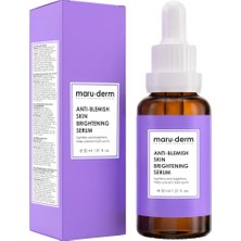 Şanal Maruderm Alpha Arbutin%2 + Niacinamide%5 Leke Karşıtı ve Aydınlatıcı Cilt Bakım Serumu – Meyan Kökü & Bezelye Peptidi ile Ton Eşitleyici Yüz Serumu, 30 ml