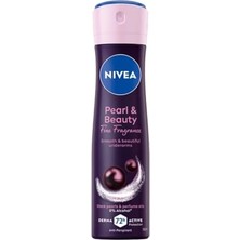 Şanal Nıvea Kadın Sprey Deodorant Pearl&beauty Fine Fragrance,48 Saat Anti-Perspirant Koruma 150ML