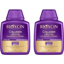 Şanal Bioxcin Collagen & Biotin Ekstra Hacim & Dolgunlaştırıcı Şampuan 300 ml - Ince Telli ve Hassas Saçlar 2li Paket