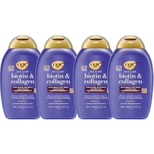 Şanal Ogx Biotin & Kolajen Dolgunlaştırıcı Sülfatsız Şampuan (385 ml x 4 Adet)