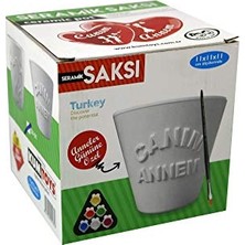 Defne Store Seramik Saksı -Anneler Günü Kumtoys 52353