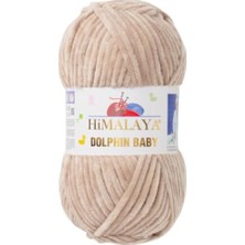 Defne Store Himalaya Dolphin Baby Kadife Ip El Örgü Yünü 80317 Taş Rengi