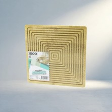 Meks Şık Ahşap Bambu Sunum Tepsisi 28X28CM Çift Taraflı