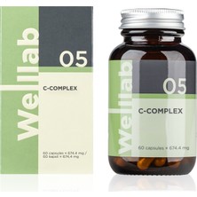 Greenway C Vitamini Içeren Besin Takviyesi Welllab C-Complex, 60 Kapsül