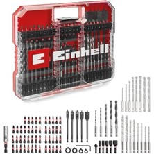 Defne Store Einhell Xl-Case 95 Parça Darbeli Bit Ucu ve Matkap Ucu Seti 49108798 | 25 ve 50 mm S2 Bit Uçları | Matkap Ucu Set | Bit Ucu Tutucu | Lokma Anahtarı | Havşa Ucu | Derinlik Stoperi | Pim Anahtarı