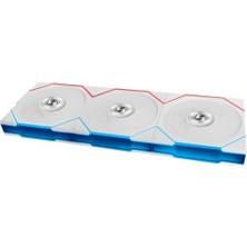Defne Store Unı Fan Tl Flex Kablosuz Fan, Argb - Reverse Balde Ters Kanatlı 120 Mm, Beyaz, Kumandalı 3'lü Paket