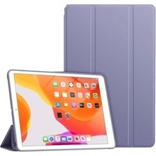 Defne Store Apple Ipad 5. 6. Nesil 2017 2018 9.7 Inç ile Uyumlu Smart Cover Kılıf, Lila