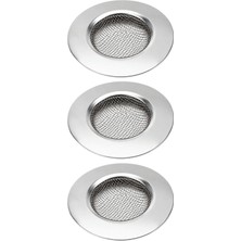 Mithra Life 3 Adet Küçük Boy Paslanmaz Çelik Lavabo Süzgeci 7,5 cm MIT1373