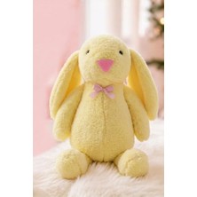 Defne Store Uyku Arkadaşım Uzun Kulak Bunny Peluş Tavşan 65 cm Sarı