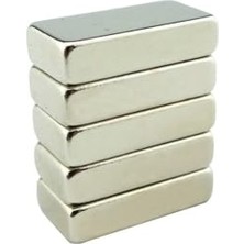 Defne Store Dünya Magnet 5 Adet 20 mm x 10 mm x 5 mm Köşeli Süper Güçlü Neodyum Mıknatıs