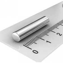 Defne Store 10ADET D5X25 mm Silindir Neodyum Mıknatıs - Çok Güçlü Mıknatıs