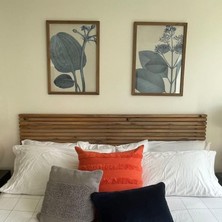 Defne Store Ahşap Yatak Başlığı Ceviz Renk 125 cm x 60 cm