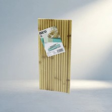 Meks Şık Ahşap Bambu Servis Sunum Tahtası 17X39 cm