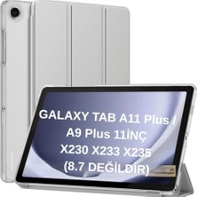 Defne Store Samsung Galaxy Tab A11 Plus 11INÇ X230 ile Uyumlu Kılıf Pu Deri Smart Standlı Case Uyku Modlu X235 X236F