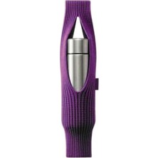 Defne Store 80 cm Örgü 500 ml Termos Suluk Taşıma Çantası Çapraz Termos Askısı - FC1178 (Mor)