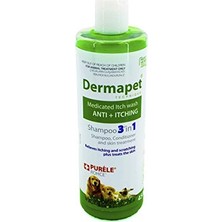 Şanal Dermapet 450 ml Dermatolojik Etkili Kedi ve Köpek Için Kremli Şampuan