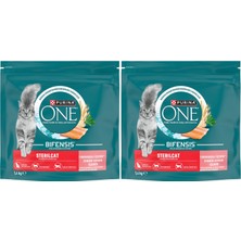 Defne Store Sterilcat Somonlu Kısırlaştırılmış Kuru Kedi Maması 1.4 kg (2 Paketi)