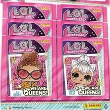 Defne Store L.o.l Surprise! We Are Queens Sticker Collection 10'lu Paket (40 Sticker 10 Kart) KBESTLOL10