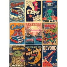 Defne Store Eski Çizgi Filmler Casper Vs. Temalı Laptop Tablet Telefon Sticker Seti