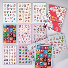 Defne Store Sticker Set - Çocuklar, Kızlar ve Gençler Için 200 Adet Çıkartma Seti - Scrapbook Sticker Book - Laptop, Günlük, Ajanda ve Planner Için Bullet Journal Sticker Koleksiyonu