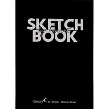 Defne Store Academy Sketch Book Sert Kapak Eskiz Defteri 80 G A5 96 Yaprak - Siyah