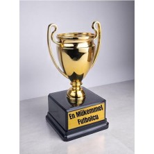 Defne Store En Mükemmel Futbolcu Baskılı Ödül Başarı Şampiyonluk Kupası Futbolcu Kupası