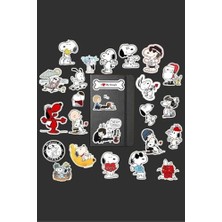 Defne Store Snoopy Sticker Paketi/bullet Journal Defter Çıkartma Ajanda Laptop Etiket, 76541657484874