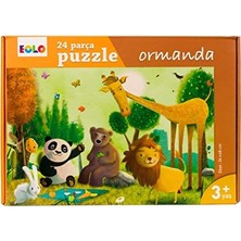 Defne Store Eolo 24 Parça Puzzle Ormanda