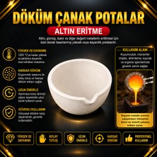 Torna Türk Çanak Pota -Altın Eritme Potası