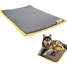 Defne Store Serin (80X60 Cm) - 4 Mevsim Kedi/köpek Matı, Sıcak Veya Soğuk Kullanılabilen Minder Yatak (Antrasit)
