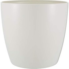 Defne Store YK07 Yakut Saksı 49 Cm, 66 L Kirli Beyaz