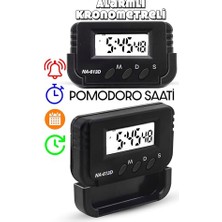 Defne Store Pomodoro Öğrenci Saati Kronometreli Alarmlı Takvimli Dijital Ders Çalışma Saati Masa Oto Saati