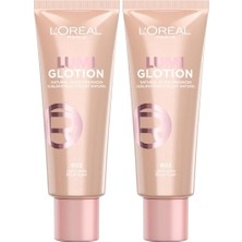 Defne Store Glotion All-In-One Doğal Işıltı Aydınlatıcı Losyon - 902 Light Glow (2 Paketi)