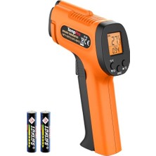 Şanal Thermopro TP30 Yüksek Hassasiyetli Profesyonel Kızılötesi Termometre, -50°c Ila 550°C (-58°f Ila 1022°F) Ayarlanabilir Emisiviteli Dijital Lazer Termometre (Vücut Kullanımı Için Değildir)