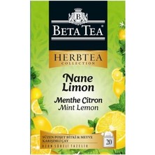 Nane Limon Çayı 20 Adet - Beta Herbtea Collection