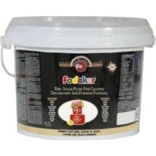 Defne Store Kırmızı Fodekor Kaplama, Dekor ve Çiçek Yapımı Için Şeker Hamuru 250 G