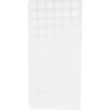 Şanal Vida Çivi Gizleyici Tapa Seti, 15MM x 78 Parça, Kendinden Yapışkanlı