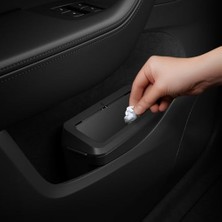 Şanal Spigen Tesla Model Y Juniper 2026-2025 Araç Içi Çöp Kutusu/manyetik Kapaklı Kapı Içi Çöp Kovası TO281J Black - ACP11106
