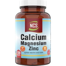 Ncs ® Calcium Magnesium Çinko D&k (Kalsiyum Magnezyum Çinko) 120 Tablet