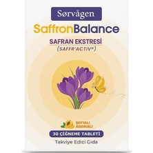 Sorvagen Saffronbalance Safran 30 Çiğneme Tableti