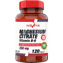 Nevfix Magnesium Citrate Vitamin B6 120 Tablet