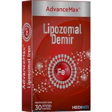 Mediniti Advancemax Lipozomal Demir 30 Kapsül