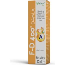 Valens F-D 400 Damla Vitamin ve Minera 20 ml