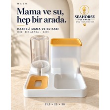 Majo Hazneli Mama ve Su Kabı Ikisi Bir Arada Sarı 21,5*25*30