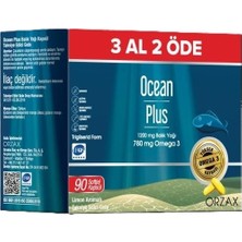 Orzax Ocean Plus Omega 3 1200 Mg 3X30 Soft Jel