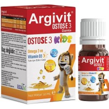 HEKİM Argivit Ostosse3 Kids Omega 3 ve Vitamin D3 Içeren Takviye Edici Gıda 10 ml